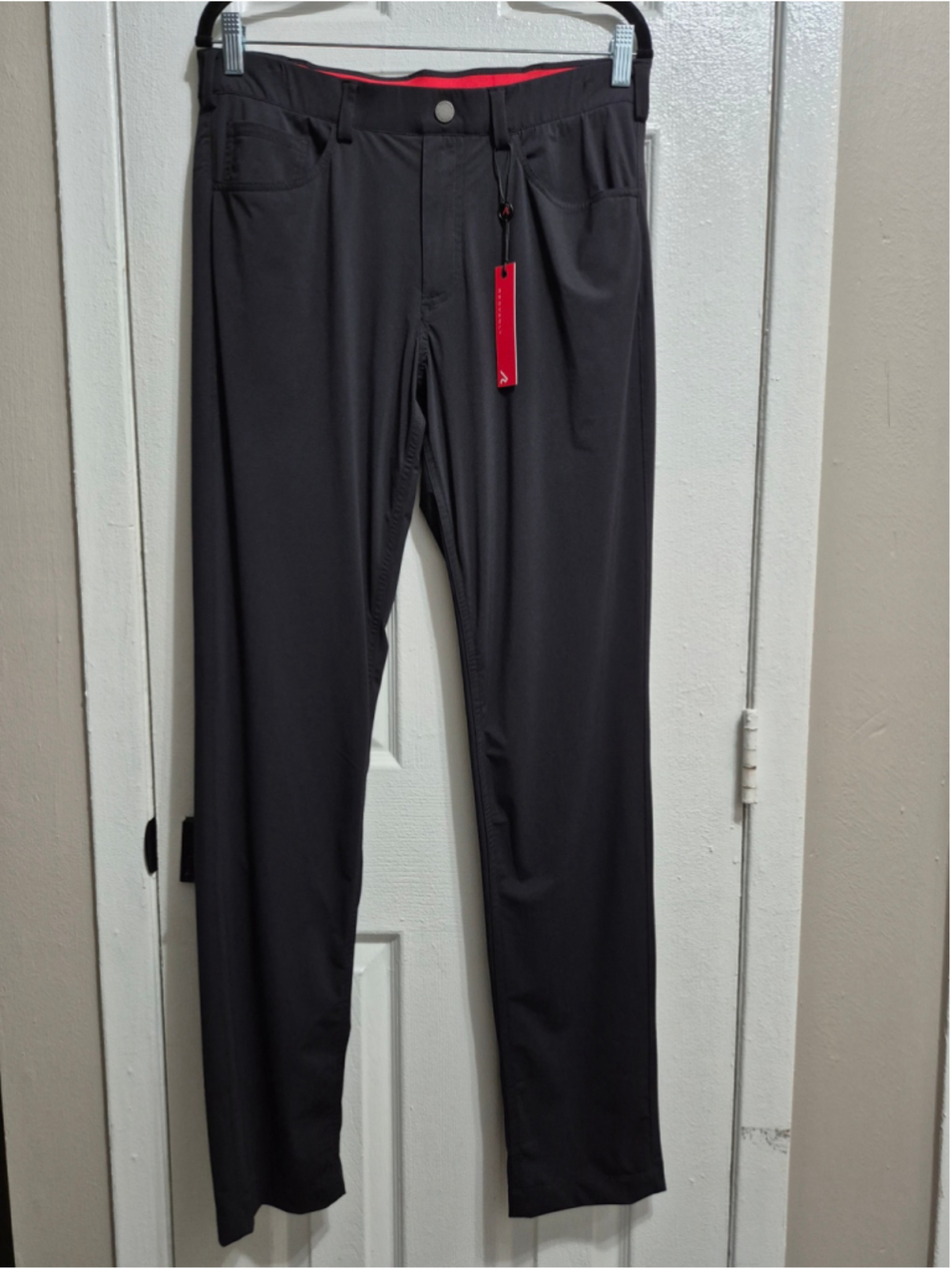 Men's Redvanly Chino Pants Black Waist med 34"